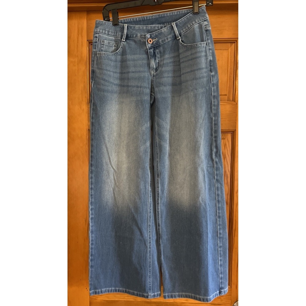 Halara Wide Leg Women's Jeans Mid Rise Sz Medium